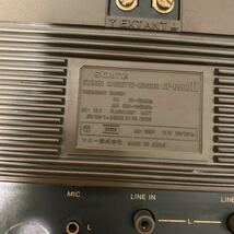 SONY FM AM STEREO CASSETTE-CORDER CF-6500 Ⅱ ソニー カセットレコーダー ラジカセ ラジオ受信確認済 元箱有 昭和レトロ オーディオ機器_画像6