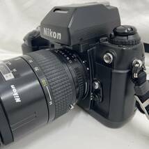 #6519 Nikon ニコン フィルムカメラ F4 一眼レフ レンズ AF NIKKOR 35～105mm 1:3.5～4.5 ジャンク品 現状品_画像3