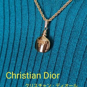 【Christian Dior】ネックレス☆クリスチャン・ディオール☆香水DUNE☆ゴールド