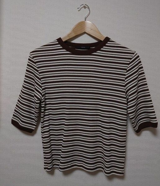 Kastane ストレッチボーダーチビTee