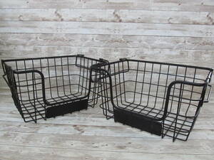  wire basket kitchen storage 2 piece set /^HW