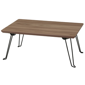 ローテーブル 折りたたみ 木目調 ミニテーブル 幅45 木製 コンパクト テーブル ブラウン NAG-1451BR
