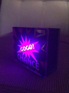  prompt decision price!! confidence atelier Jug la-GOGO! lamp color genuine article apparatus panel use item! pink purple LED luminescence!. car!. part shop. interior .!!