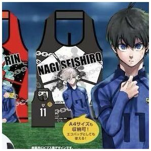 ブルーロック × GEORGIA ジョージア コラボ ノベルティ おまけ 非売品 エコバッグ ビブス風バッグ 凪 誠士郎 bの画像3