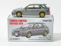 スバル インプレッサ ピュアスポーツワゴン WRX STi Version V（グレー）98年式 LV-N281b【トミーテック社1/64ミニカー】【トミカの時】_画像3