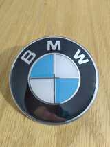【簡単♪貼付け補修用】 BMW 74mm エンブレム(メッキ向上デザイン) E46 E90 F30 等_画像1