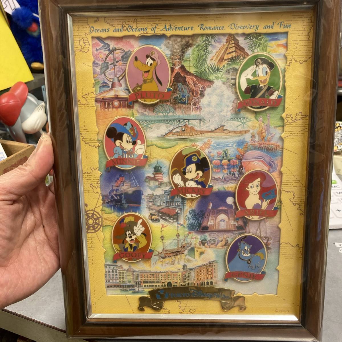 TDS・東京ディズニーシー】7つのポート☆ピンバッジ セット