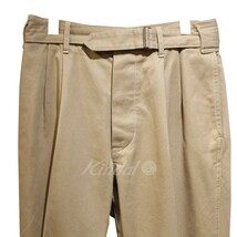 COMOLI コモリ 17SS belted chino pants ベルテッド チノパンツ 8073000130468_画像3