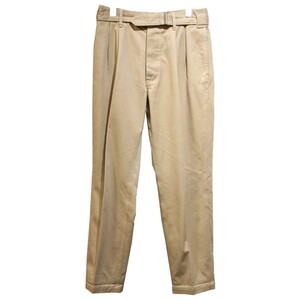 COMOLI コモリ 17SS belted chino pants ベルテッド チノパンツ 8073000130468