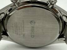 SEIKO セイコー　本物　WIRED ワイヤード　7T92-0SM0　メンズ　クロノグラフ　腕時計　稼働品_画像4