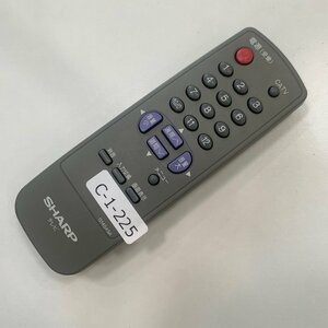 C-1-225 TV リモコン / シャープ SHARP G1454SA 動作確認済み 【送料１８５円】テレビ