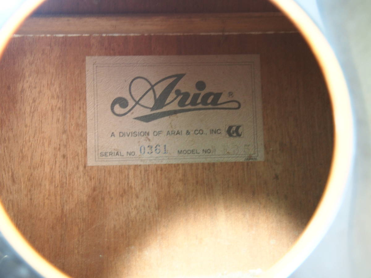 ☆【2T0620-15】 Aria アリア アコースティックギター WE35 Aria