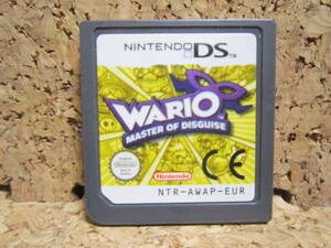【まA267】 海外版 欧州版 (英語) WARIO MASTER OF DISGUISE (怪盗 ワリオ ザ セブン)