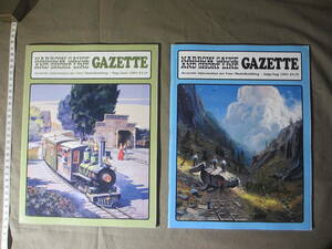 ”GAZETTE NARROW GAUGE AND SHORT LINE ”２冊セット：古雑誌：米国のナローゲージ ・・・1991年が２冊：その２