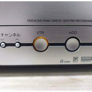 東芝 TOSHIBA カンタロウ AK-V100 VHS HDD DVD プレイヤー 送料無料 通電確認OK リモコン欠品 現状品の画像5