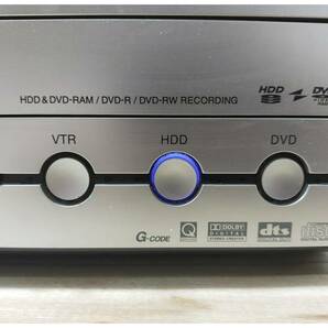 東芝 TOSHIBA カンタロウ AK-V100 VHS HDD DVD プレイヤー 送料無料 通電確認OK リモコン欠品 現状品の画像6
