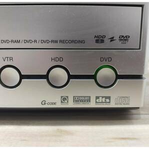 東芝 TOSHIBA カンタロウ AK-V100 VHS HDD DVD プレイヤー 送料無料 通電確認OK リモコン欠品 現状品の画像7