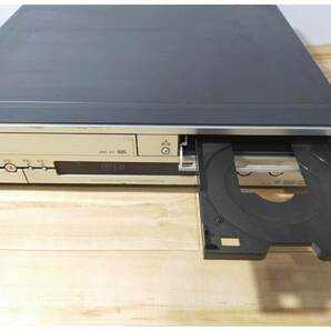 東芝 TOSHIBA カンタロウ AK-V100 VHS HDD DVD プレイヤー 送料無料 通電確認OK リモコン欠品 現状品の画像3