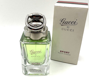 * Gucci perfume *GUCCI BY GUCCI SPORT POUR HOMME 1.6FL.OZ.*50ml** unused / breaking the seal exhibition / ground under cold . warehouse storage goods / ultimate beautiful goods / records out of production / hard-to-find goods 