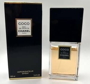 * Chanel perfume *CHANEL COCO EAU DE TOILETTE VAPORISATEUR SPRAY 100ml** exhibition USED/ remainder amount approximately 85%
