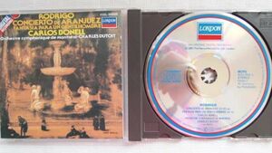 【西独盤】ボネル/デュトワ＆OSM 「ロドリーゴ：アランフェス協奏曲/ある貴紳のための幻想曲」1980年　1981年プレス 初期盤