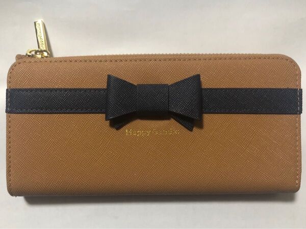 新品&未使用 ハッピーキャンドル 長財布 L字ファスナー レディース財布 長財布