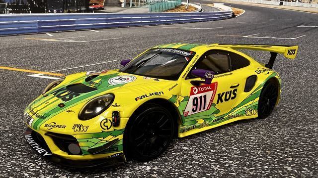 GL Racing 京商 ミニッツ 用 塗装済み ボディ ポルシェ 911-GT3