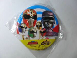  новый товар Gosei Sentai Dairanger Tokusou Robo Janperson жестяная банка значок 7*5.bachi подлинная вещь спецэффекты 