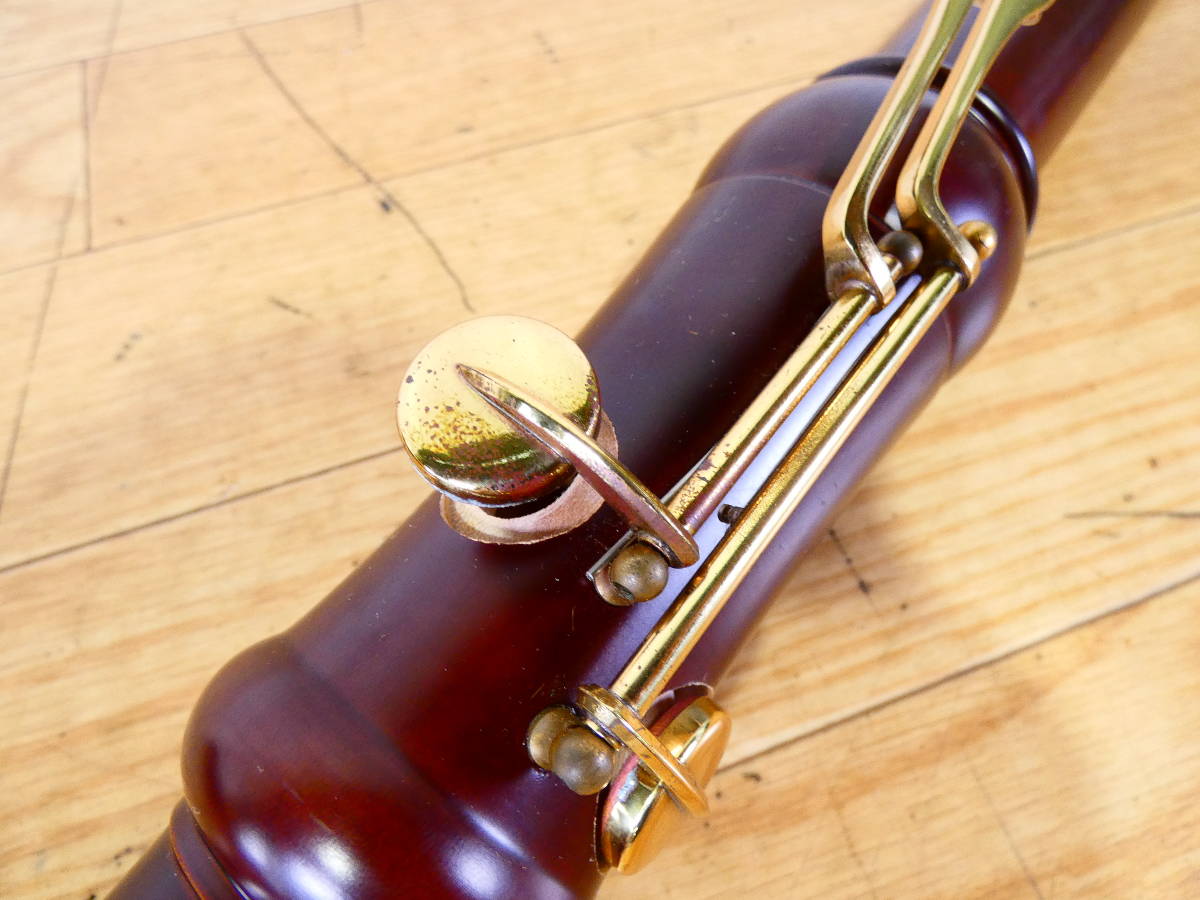 USED!ZEN-ON バスリコーダー 5300B☆全音/管楽器/ケース付き ※現状品