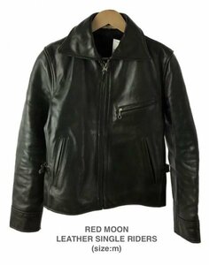 TK レッドムーン RED MOON シングルライダース レザージャケット M