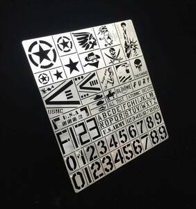 ◆◇アレクセンモデル【AJ0018】1/35 WWII/現用 米陸軍AFV用塗装テンプレート◇◆