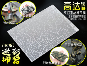 **areksen model [AJ0088] Gundam /AFV camouflage for template ( small )**