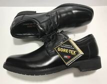 未使用!! madras Walk マドラス ウォーク 日本製 MW5358 黒 スクエア トゥ 外羽根 GORE-TEX 4E 25.5cm ゴアテックス 防水 透湿 紳士 靴_画像5