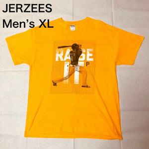 【送料無料】JERZEES スターリンマルテ半袖Tシャツ黄色　メンズXLサイズ　MARTEメジャーリーグMLB野球