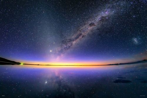 Jigsaw Puzzle 1000 Pieces KAGAYA Milky Way at Dawn Reflected by the Mirror of the Sky (Uyuni Salt Lake) 50x75cm 10-1419 Free Shipping New, toy, game, puzzle, jigsaw puzzle