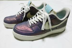 希少 NIKE AIR FORCE 1 エアーフォース ワン LV8 Iridescent イリディセント US9.5 27.5cm