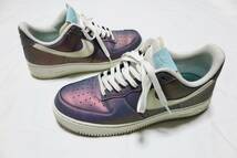 希少 NIKE AIR FORCE 1 エアーフォース ワン LV8 Iridescent イリディセント US9.5 27.5cm_画像7