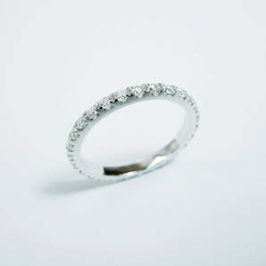 約10.5号 最高級Dカラー モアサナイト フルエタニティリング 指輪 モアッサナイト フルエタニティー 新品 人工ダイヤモンド シルバーの画像8