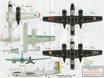 1/72 FCMデカール　中南米の ダグラス A-26 インベーダー_画像2