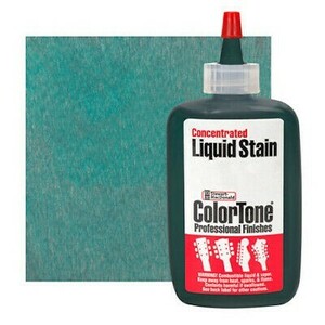  rice StewMac company ColorTone Coral Reef Blue 5568 liquid stain body & neck. coloring .#STEWMAC-CTSTAIN-5568