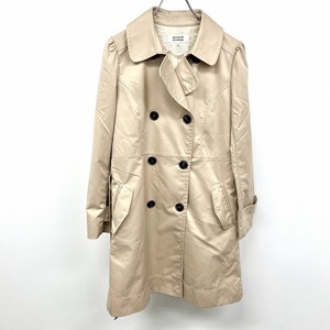  Minimum Minimum MINIMUM MINIMUM bell tedo coat long sleeve puff sleeve plain button stop lining attaching poly- 100% 2 beige lady's 