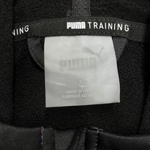 プーマ PUMA フーデッドジャケット パーカー 長袖 裏起毛 縦シェブロン メッシュポケット ポリ100% XL パープル 紫×紫 レディース_画像3