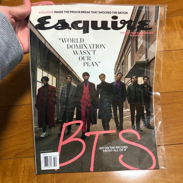 BTS表紙 Esquire Winter2020/21