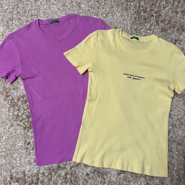 イタリア製 UNITED COLORS OF BENETTON ティシャツ2枚