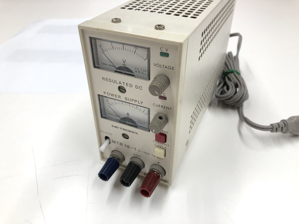 ☆【ラスト】1円～ Metronix メトロニクス REGULATED DC POWER SUPPLY