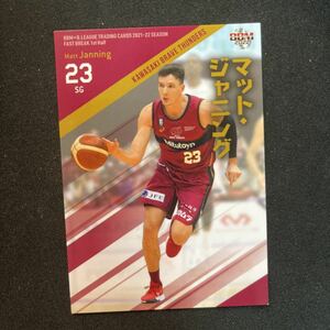 2022 BBM Bリーグ　FAST BREAK マット・ジャニング　川崎ブレイブサンダース