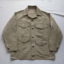 ☆30s FILSON クルーザー ジャケット / Vintage Filson Tin Cloth Cruiser Jacket / ハンティング / フィルソン / 30s 20s 10s ビンテージ _画像1