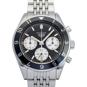  tag * Heuer TAG HEUERo-ta vi a worn te-jikyali bar 02 chronograph CBE2110.BA0687 black face new goods wristwatch men's 