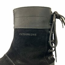 FORSOMEONE フォーサムワン　Back Zip Boots ブラック サイズ:44_画像6