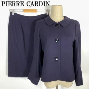 LA5544 ピエールカルダン セットアップ スーツ ダークネイビー ウール PIERRE CARDIN 濃紺 ウール100％ フォーマル卒業式入学式 裏地あり 9